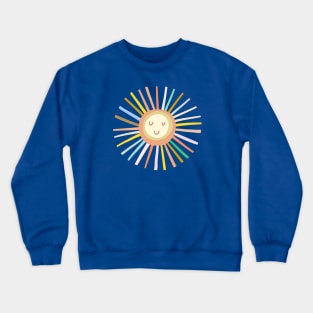 Rainbow Sun Crewneck Sweatshirt